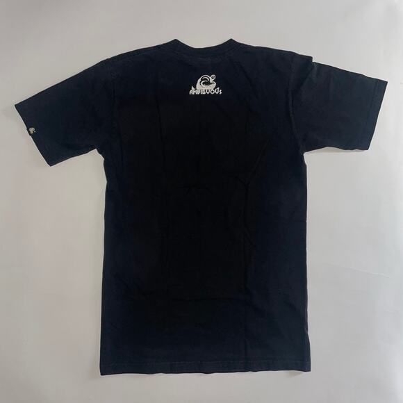 Vintage Y2K Ambiguous Skate Repeated Logo Spellout Double Sided T-shirt - Picture 7 of 7